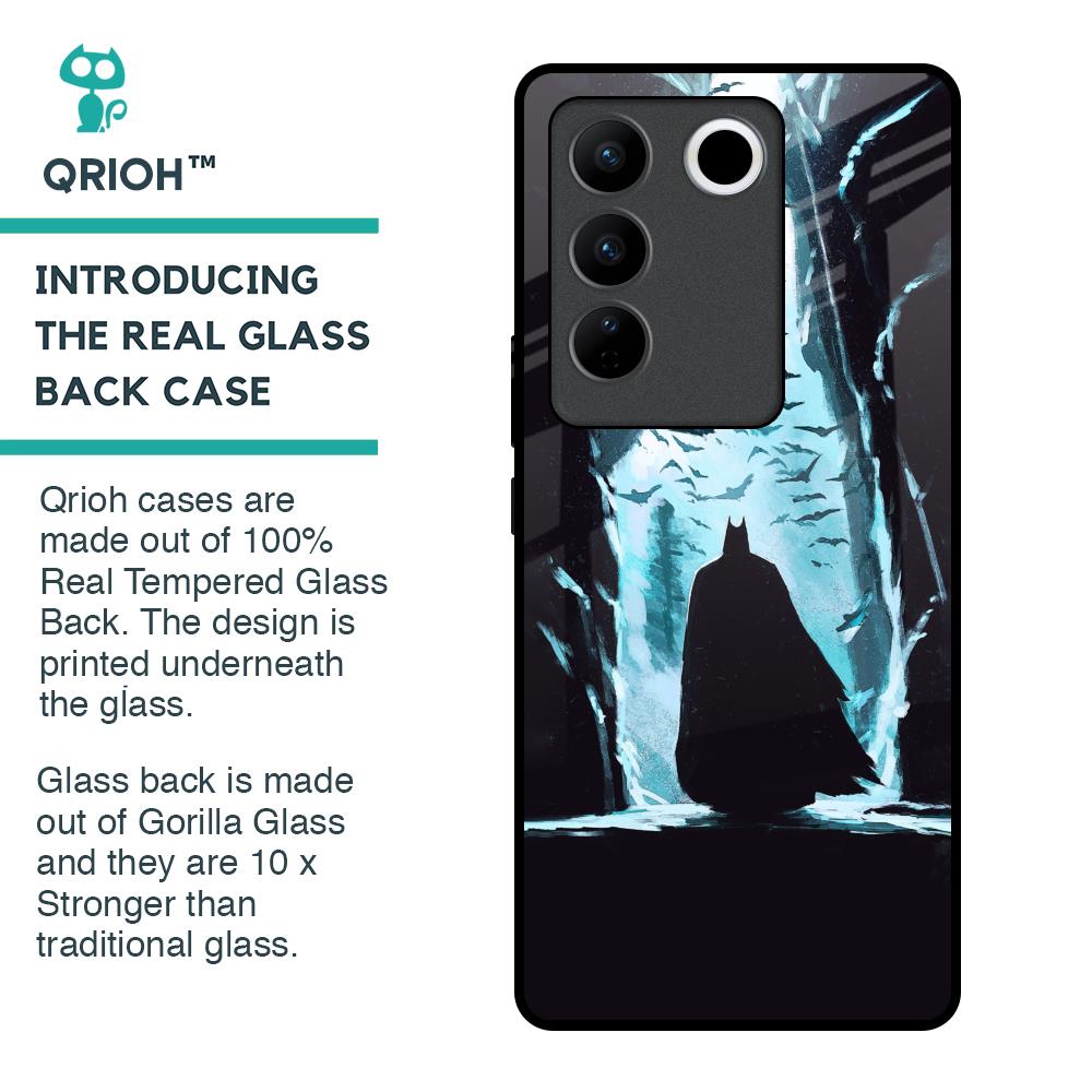Dark Man In Cave Glass Case for Vivo V27 5G