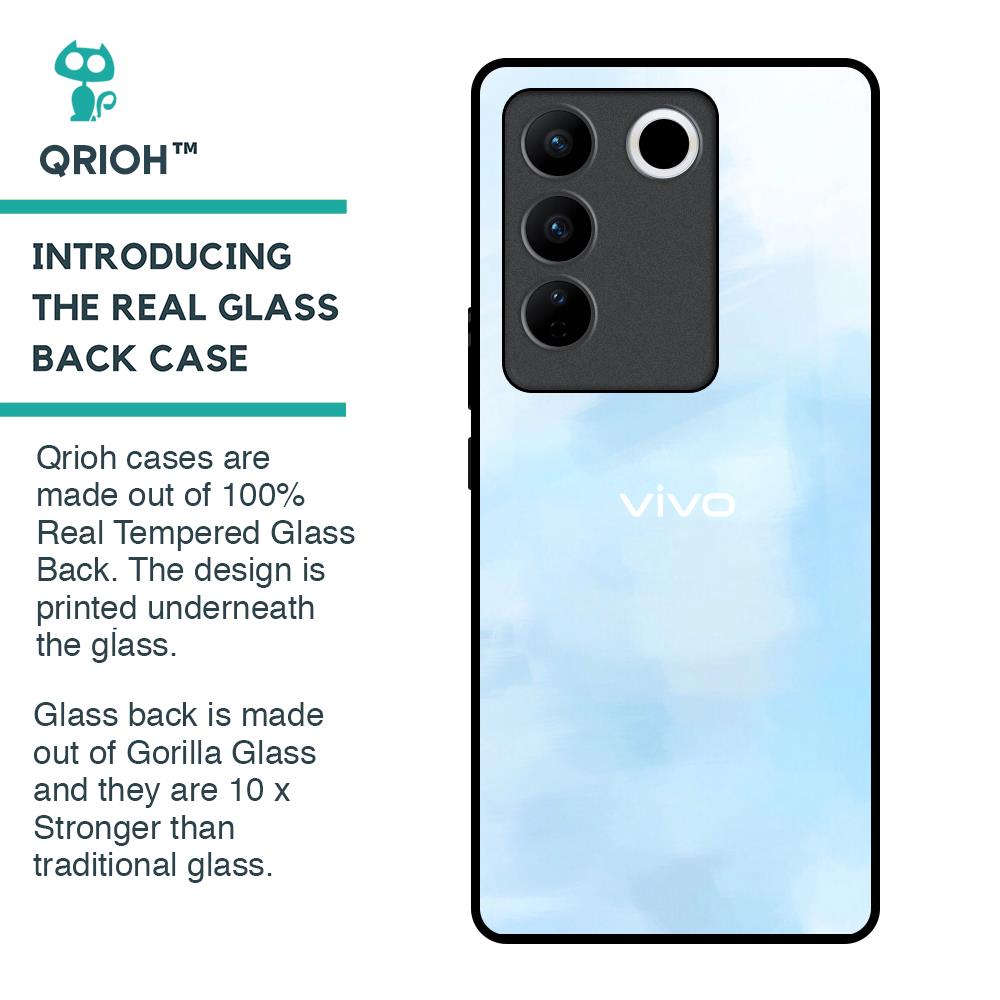Bright Sky Glass Case for Vivo V27 5G