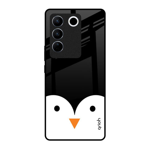 Cute Penguin Vivo V27 5G Glass Cases & Covers Online