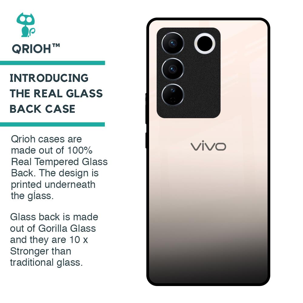 Dove Gradient Glass Case for Vivo V27 5G