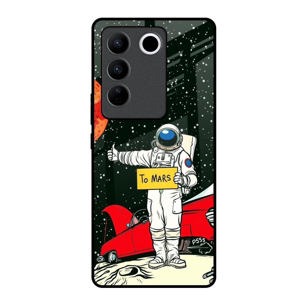 Astronaut on Mars Vivo V27 Pro 5G Glass Back Cover Online