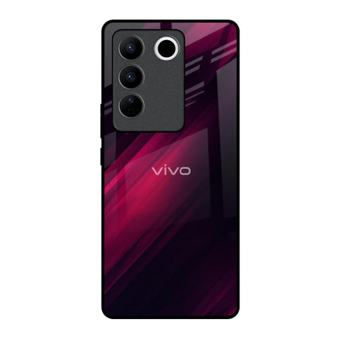 Razor Black Vivo V27 Pro 5G Glass Back Cover Online