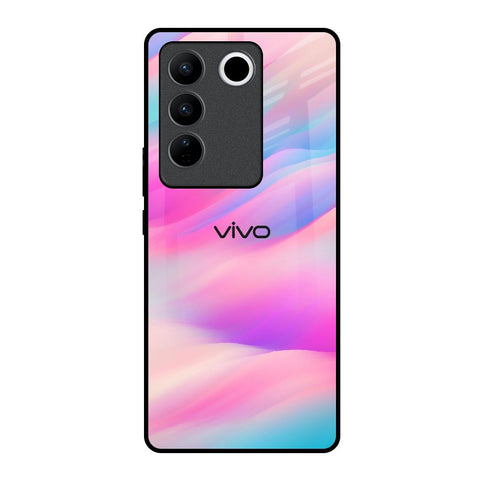 Colorful Waves Vivo V27 Pro 5G Glass Cases & Covers Online