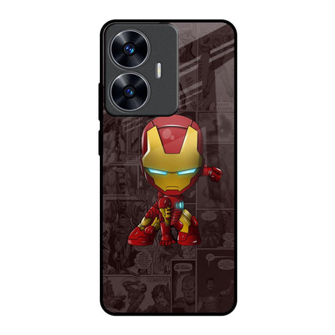 Angry Baby Super Hero Realme C55 Glass Back Cover Online