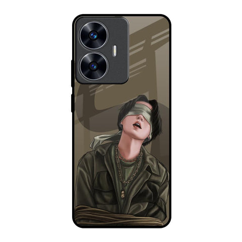 Blind Fold Realme C55 Glass Back Cover Online