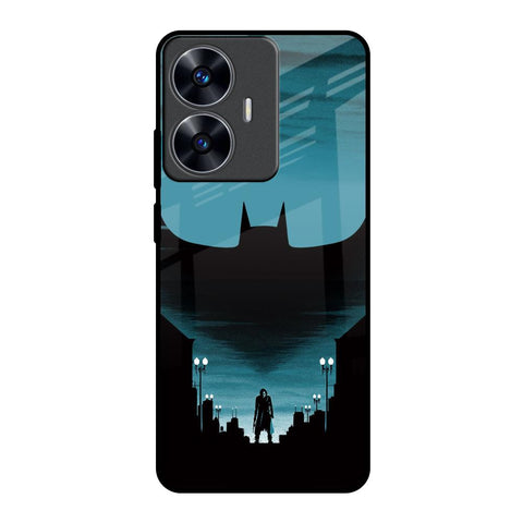 Cyan Bat Realme C55 Glass Back Cover Online