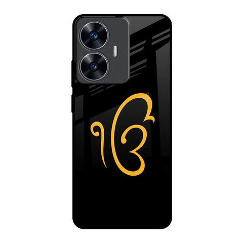 Luxury Fashion Initial Realme C55 Glass Back Cover Online