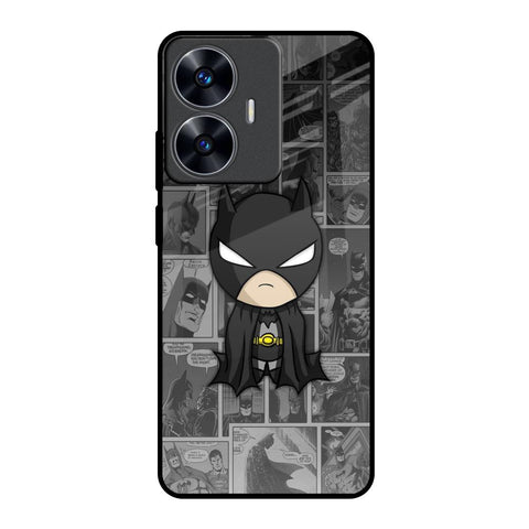 Cartoon Art Realme C55 Glass Back Cover Online
