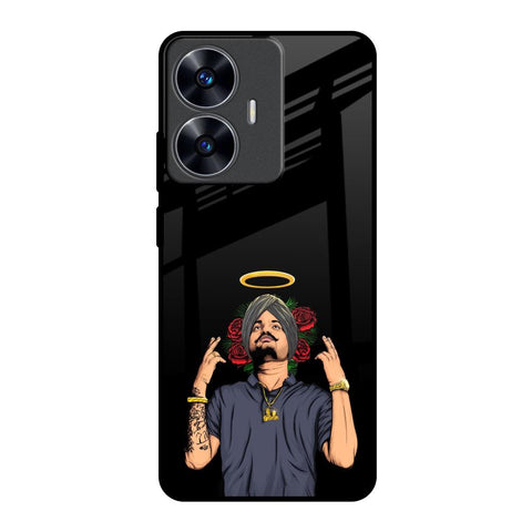 Punjabi Singer Poster Realme C55 Glass Back Cover Online
