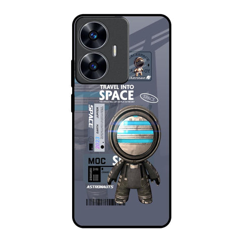 Space Travel Realme C55 Glass Back Cover Online