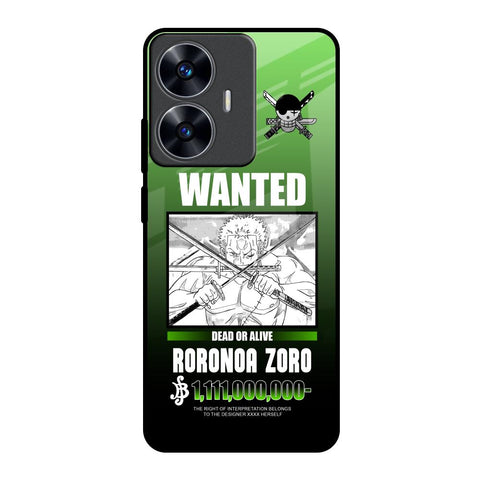 Zoro Wanted Realme C55 Glass Back Cover Online