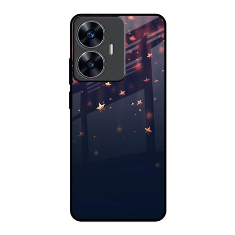 Falling Stars Realme C55 Glass Back Cover Online