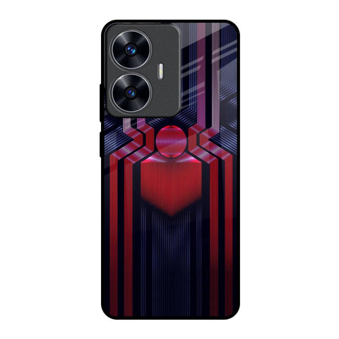 Super Art Logo Realme C55 Glass Back Cover Online