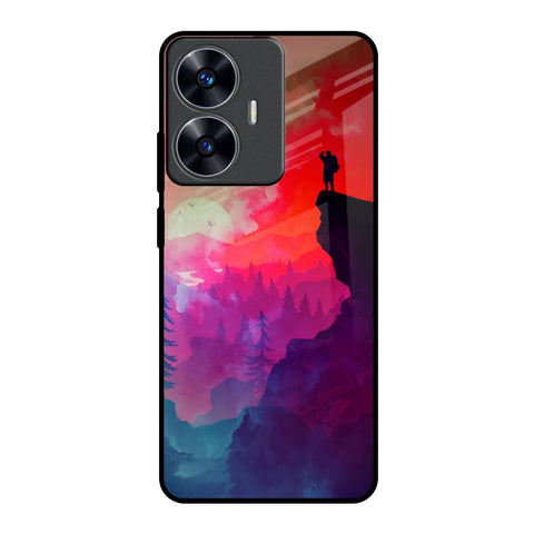 Dream So High Realme C55 Glass Back Cover Online