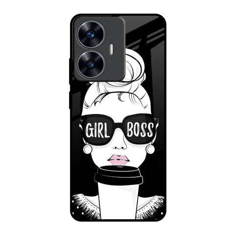 Girl Boss Realme C55 Glass Back Cover Online