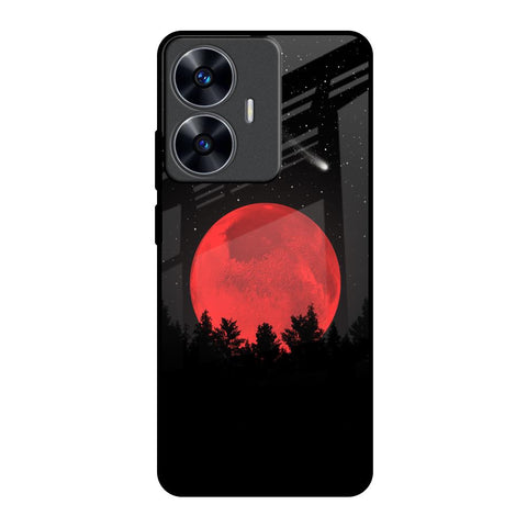 Moonlight Aesthetic Realme C55 Glass Back Cover Online