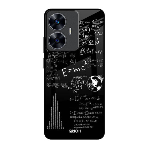 Funny Math Realme C55 Glass Back Cover Online