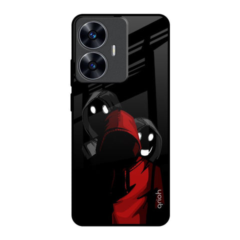Shadow Character Realme C55 Glass Back Cover Online