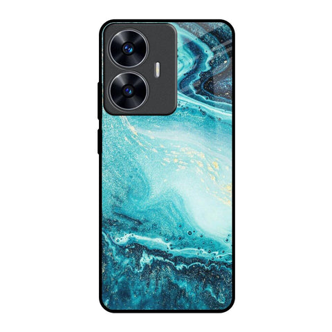 Sea Water Realme C55 Glass Back Cover Online