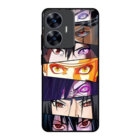 Anime Eyes Realme C55 Glass Back Cover Online