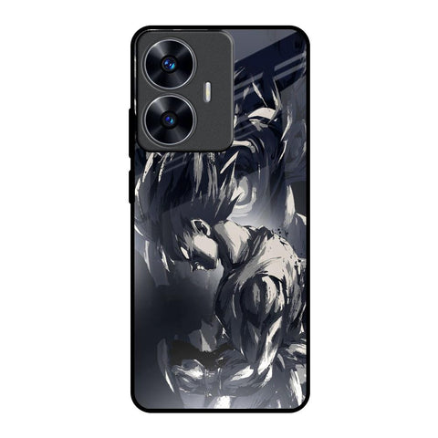 Sketch Art DB Realme C55 Glass Back Cover Online