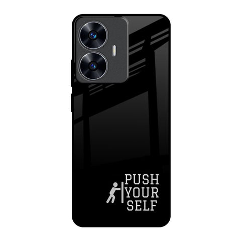 Push Your Self Realme C55 Glass Back Cover Online