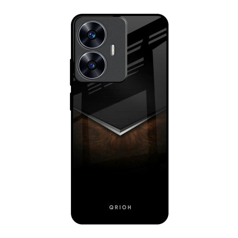 Dark Walnut Realme C55 Glass Back Cover Online