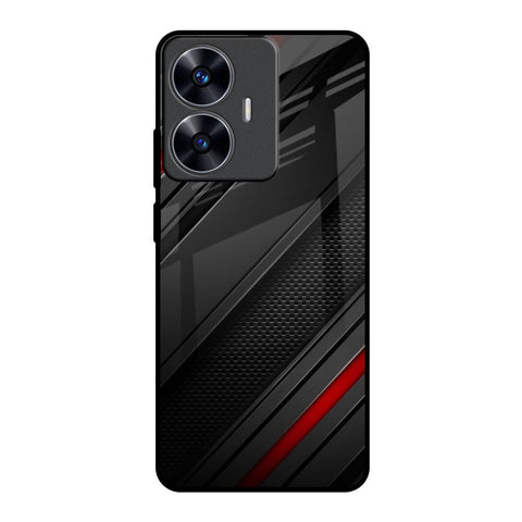 Modern Abstract Realme C55 Glass Back Cover Online