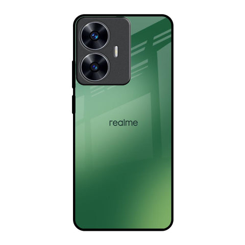 Green Grunge Texture Realme C55 Glass Back Cover Online