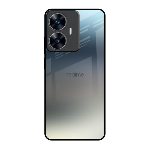 Tricolor Ombre Realme C55 Glass Back Cover Online