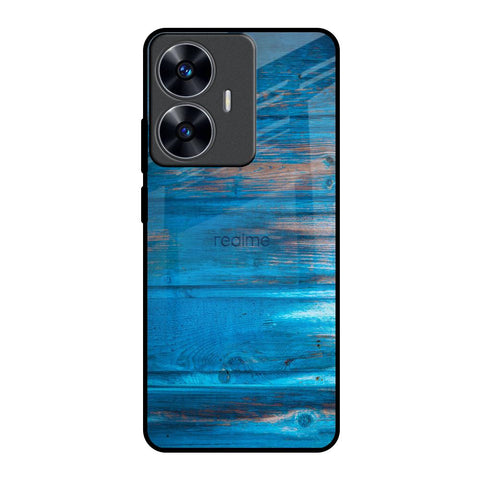 Patina Finish Realme C55 Glass Back Cover Online