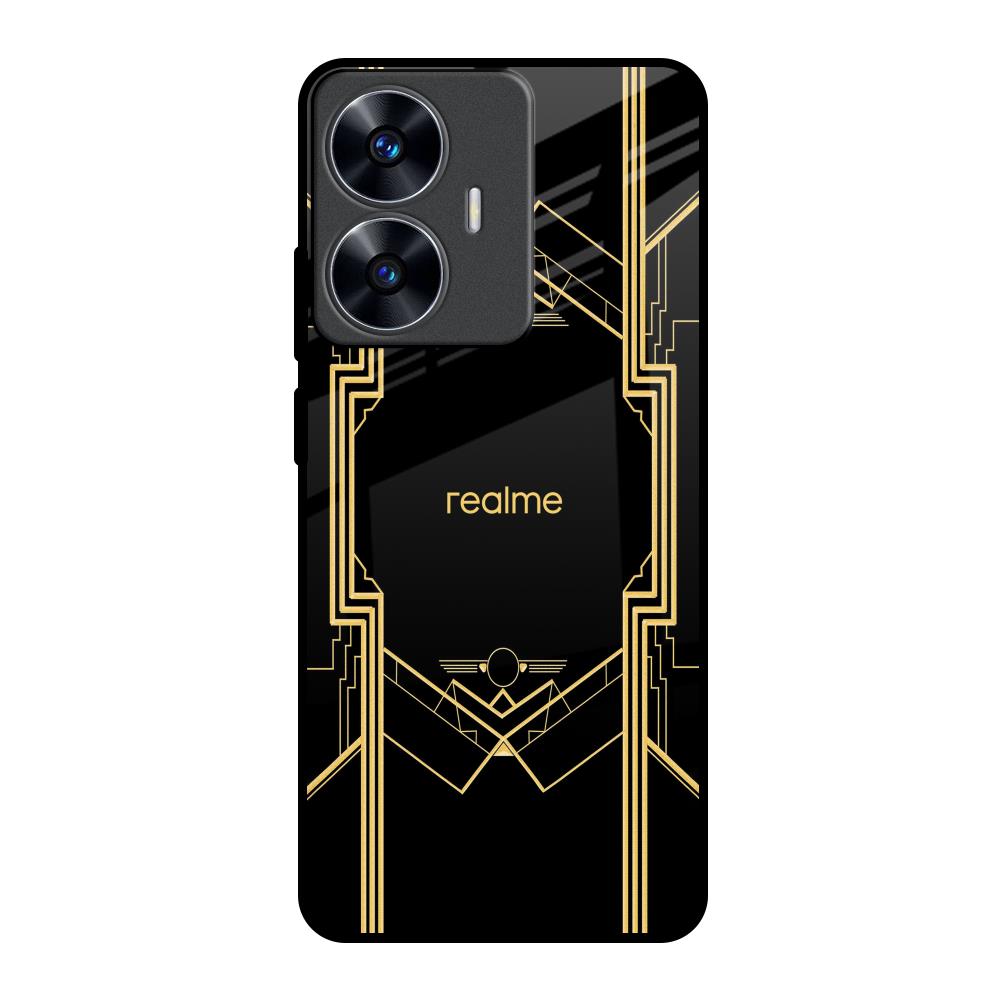 Sacred Logo Realme C55 Glass Back Cover Online