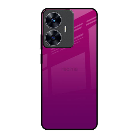 Magenta Gradient Realme C55 Glass Back Cover Online