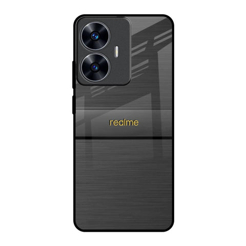 Grey Metallic Glass Realme C55 Glass Back Cover Online