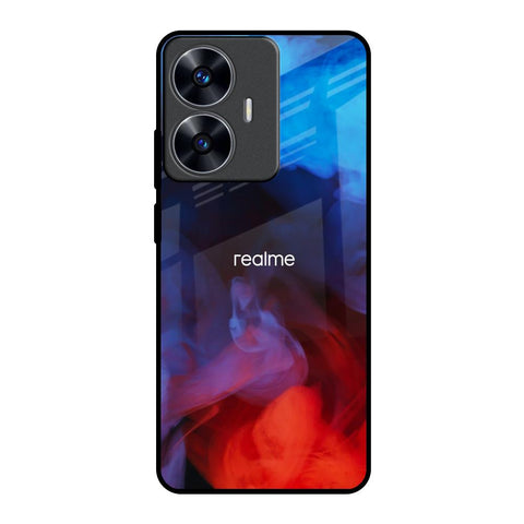 Dim Smoke Realme C55 Glass Back Cover Online