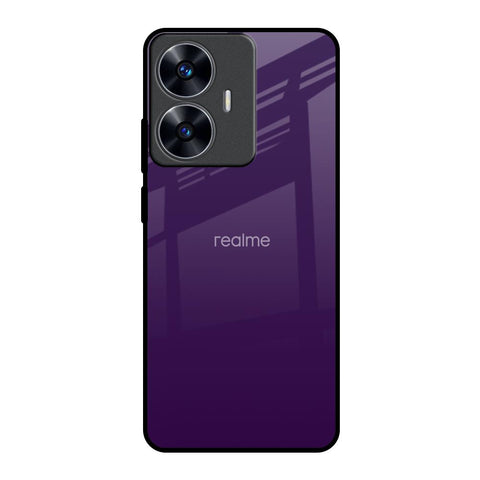 Dark Purple Realme C55 Glass Back Cover Online