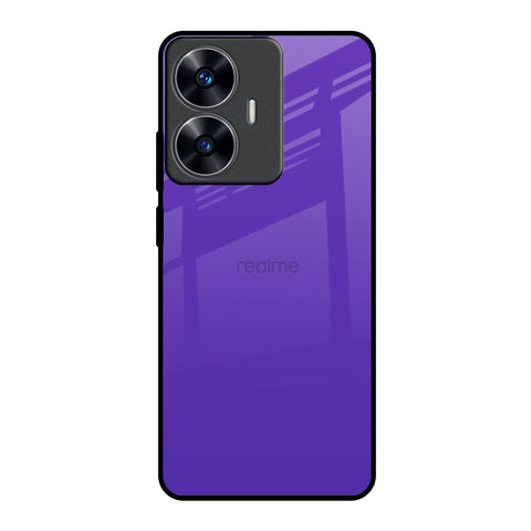 Amethyst Purple Realme C55 Glass Back Cover Online