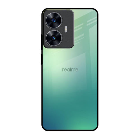 Dusty Green Realme C55 Glass Back Cover Online