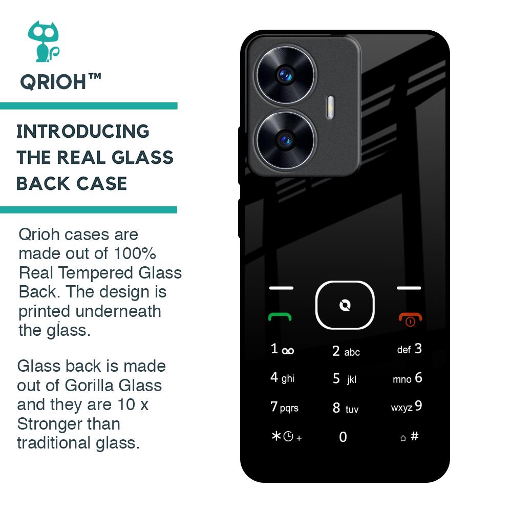 Classic Keypad Pattern Glass Case for Realme C55