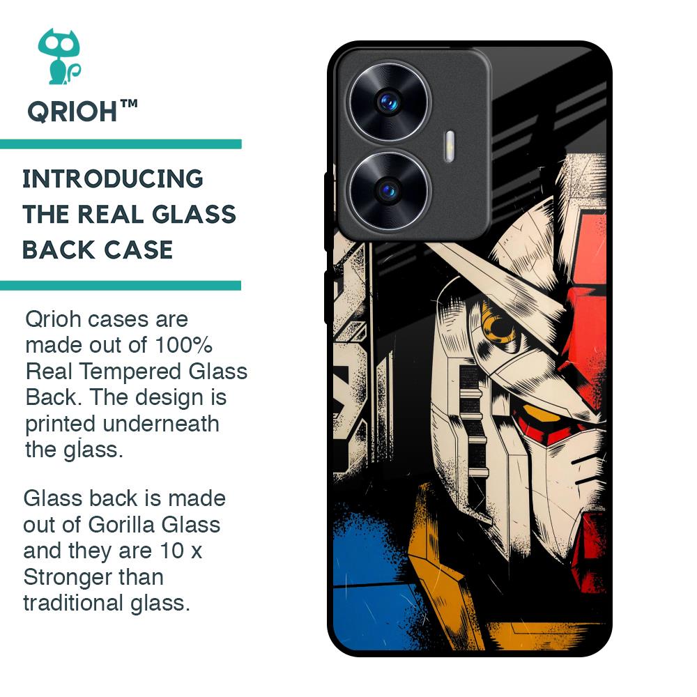 Transformer Art Glass Case for Realme C55