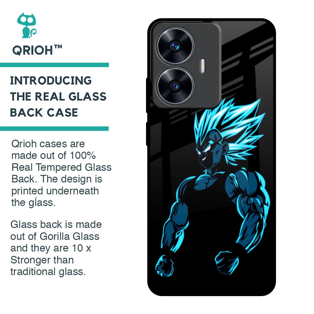 Pumped Up Anime Glass Case for Realme C55