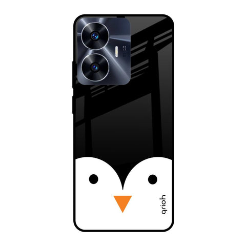 Cute Penguin Realme C55 Glass Cases & Covers Online