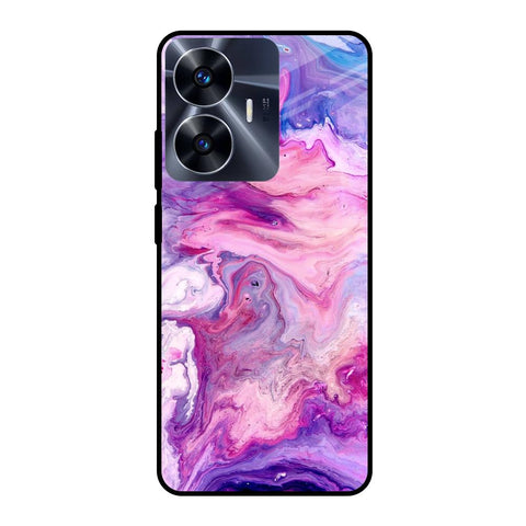 Cosmic Galaxy Realme C55 Glass Cases & Covers Online