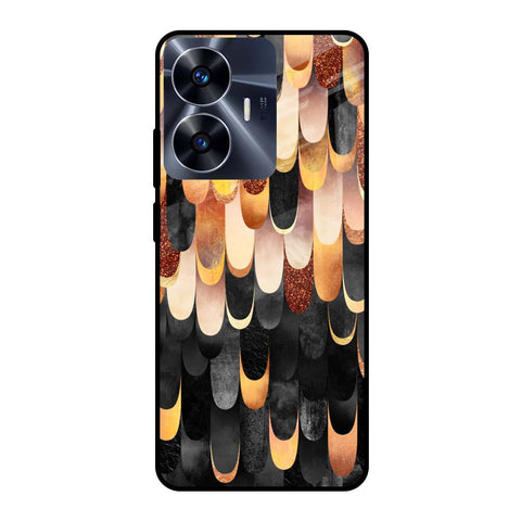 Bronze Abstract Realme C55 Glass Cases & Covers Online