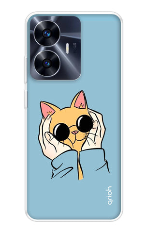 Attitude Cat Realme C55 Back Cover