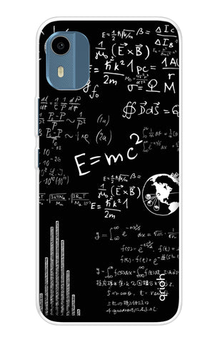 Equation Doodle Nokia C12 Pro Back Cover