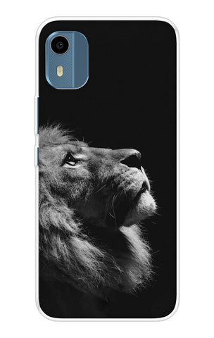 Lion Looking to Sky Nokia C12 Pro Back Cover