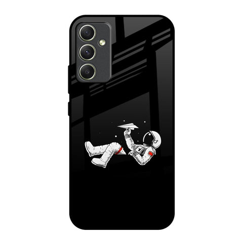 Space Traveller Samsung Galaxy A34 5G Glass Back Cover Online
