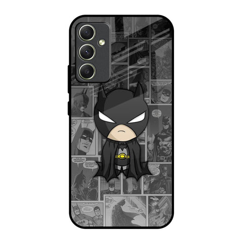 Cartoon Art Samsung Galaxy A34 5G Glass Back Cover Online