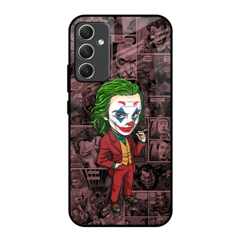 Joker Cartoon Samsung Galaxy A34 5G Glass Back Cover Online